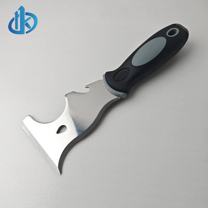 10-in-1 Putty Knife with Rubber Handle 10-in-1 Putty Knife with Rubber Handle